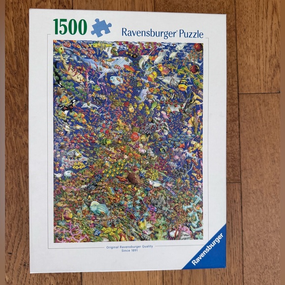 Ravensburger Adam Parsons 1500 Piece Jigsaw Puzzle Shoal Visschool - Picture 13 of 14